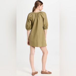STAUD mini Vincent dress khaki